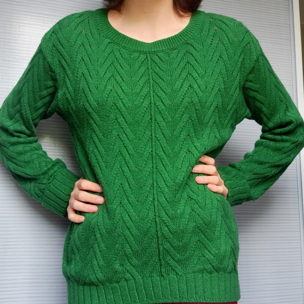 Woman's Green Sweater